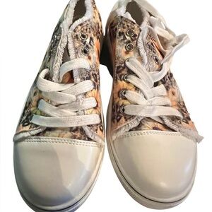 Sunflower Print Women's Sneakers